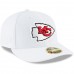Men's Kansas City Chiefs New Era White Omaha Low Profile 59FIFTY Fitted Hat 3156577